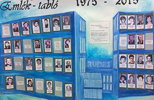 Rudas régi munkatársainak emlékkönyve fotókönyv 2015 - tanári tabló